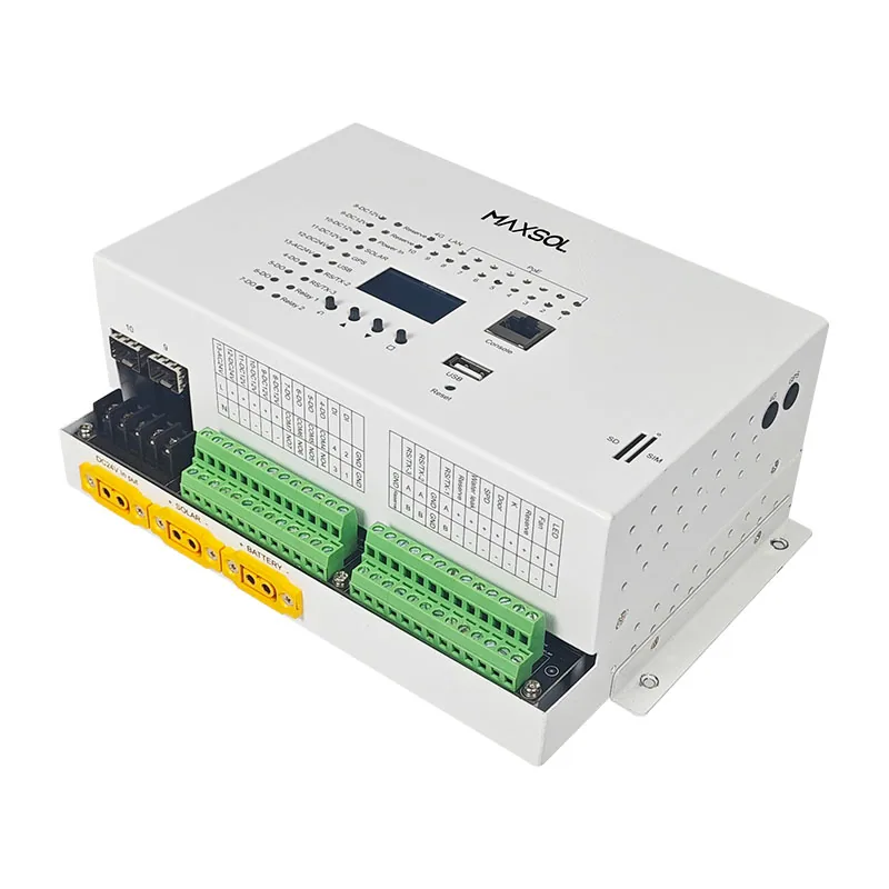 مبدّل IoT صناعي مُدار 8GE+2GF يعمل بالطاقة الشمسية