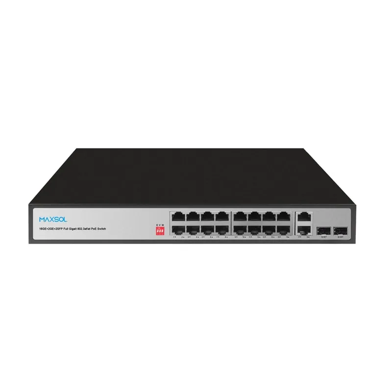 مبدّل Gigabit PoE غير مُدار بعيد المدى بـ 16 منفذًا، ‏200W