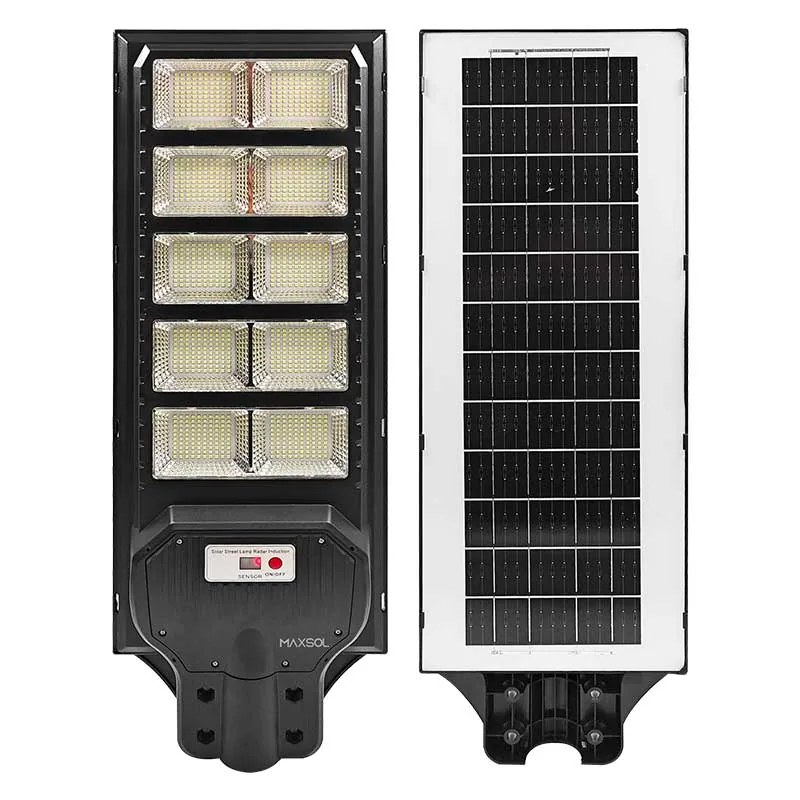 نظام إنارة شوارع LED شمسي مدمج بقدرة 15W