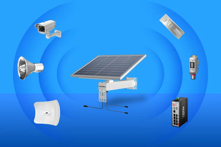 نظام طاقة شمسية لتغذية أنظمة المراقبة CCTV