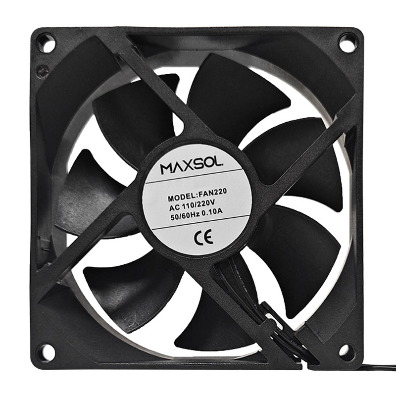 مروحة تبريد AC بجهد 220V ومقاس 92mm وتحكم حراري