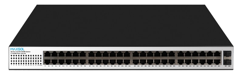مبدّل Gigabit PoE غير مُدار بعيد المدى بـ 48 منفذًا، ‏400W